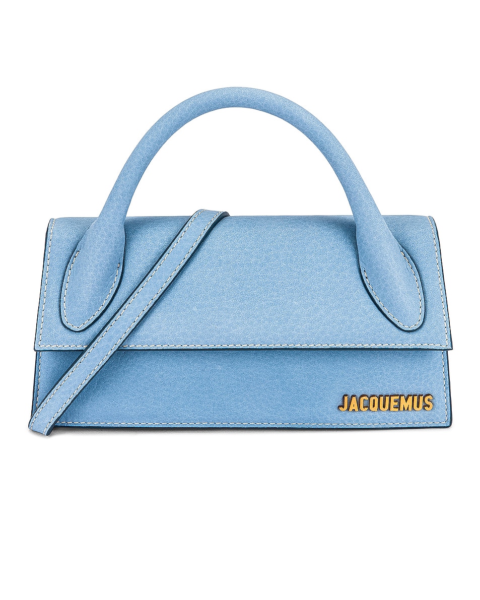 Image 1 of JACQUEMUS Le Chiquito Long Bag in Light Blue