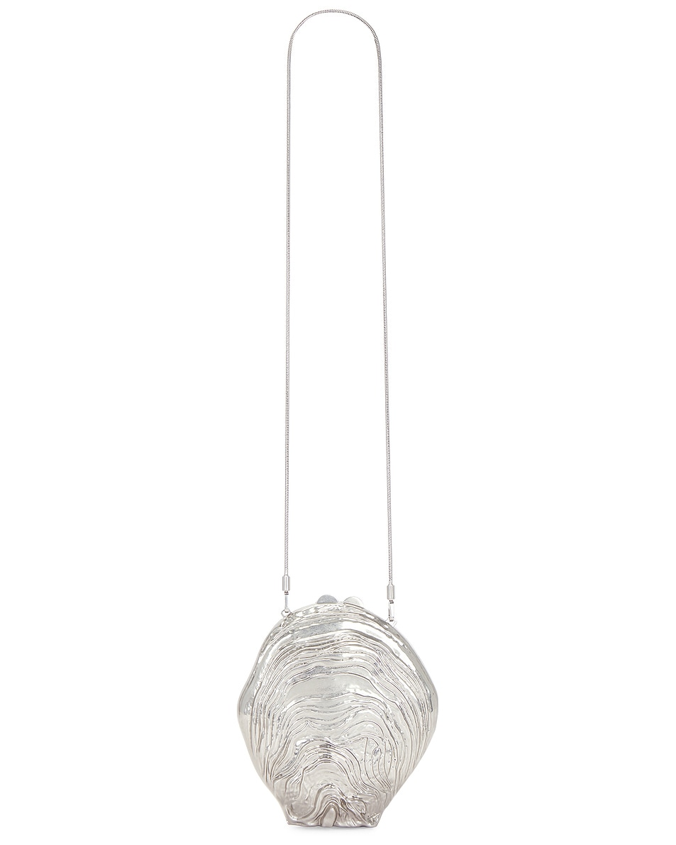 Image 1 of SIMKHAI Cove Shell Clutch in Silver