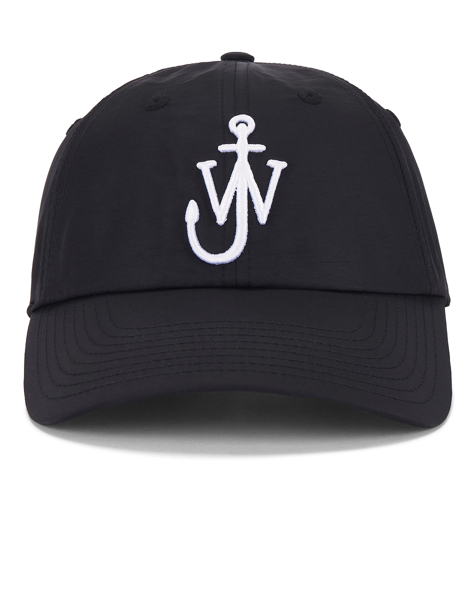 Image 1 of JW Anderson Baseball Cap in Black