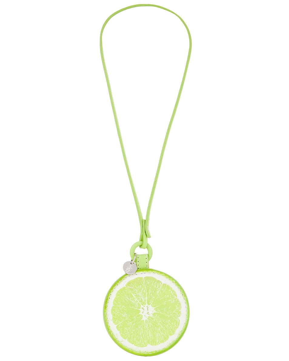 Image 1 of JW Anderson Lime Keyring in Lime