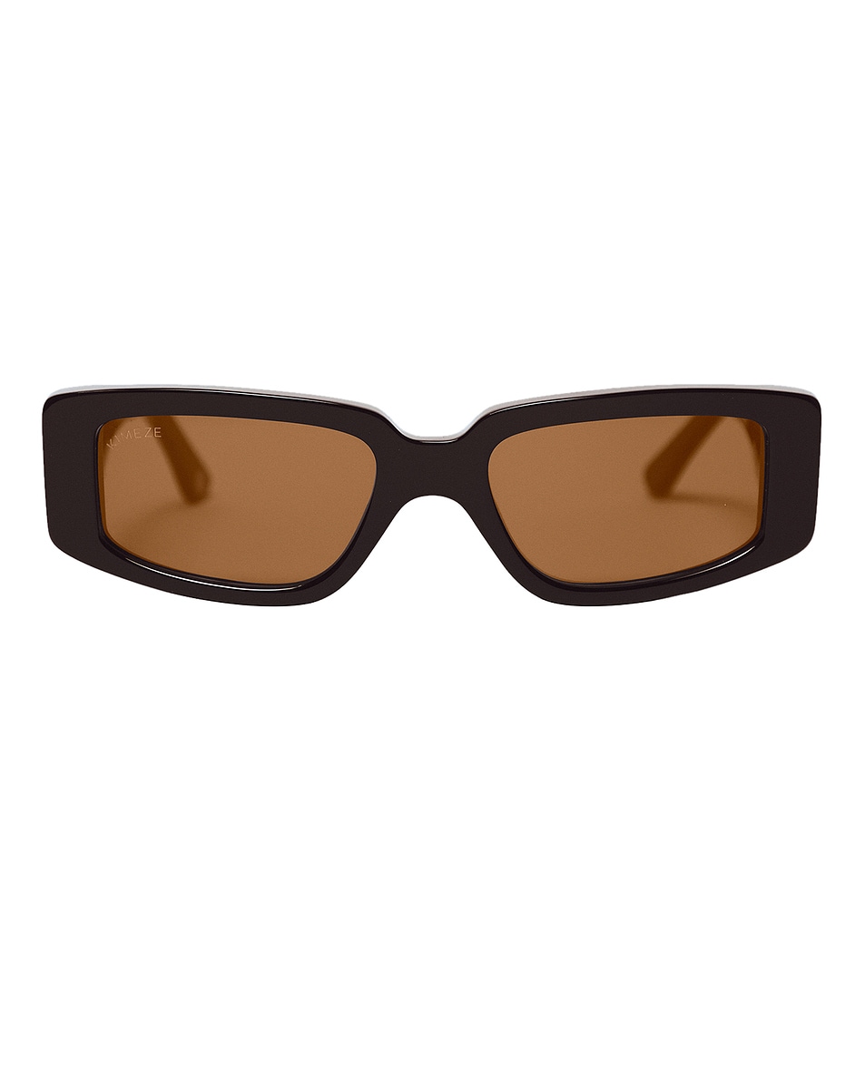 Image 1 of Kimeze Concept 2 Sunglasses in Chocolate