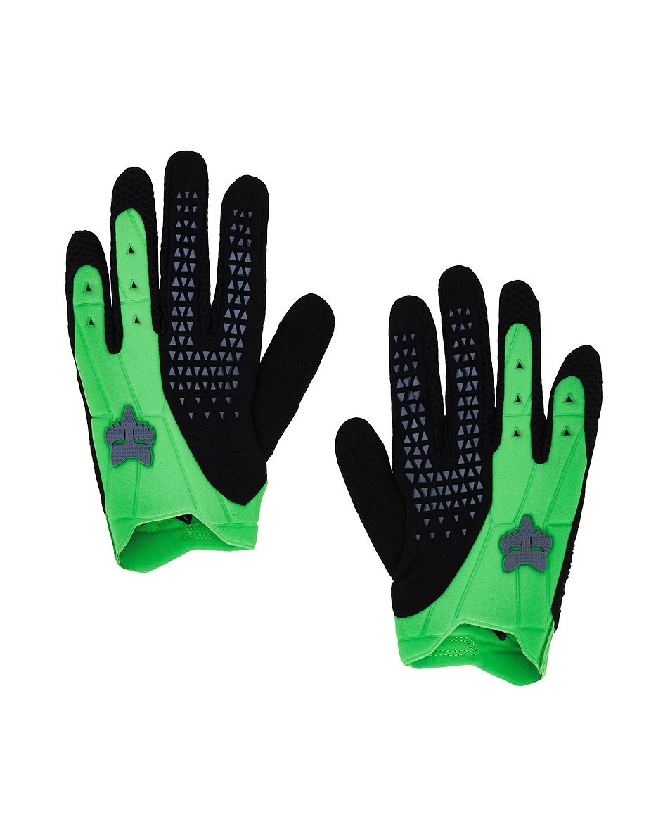 Image 1 of Kiko Kostadinov x Fox Racing Gloves in Irish Green