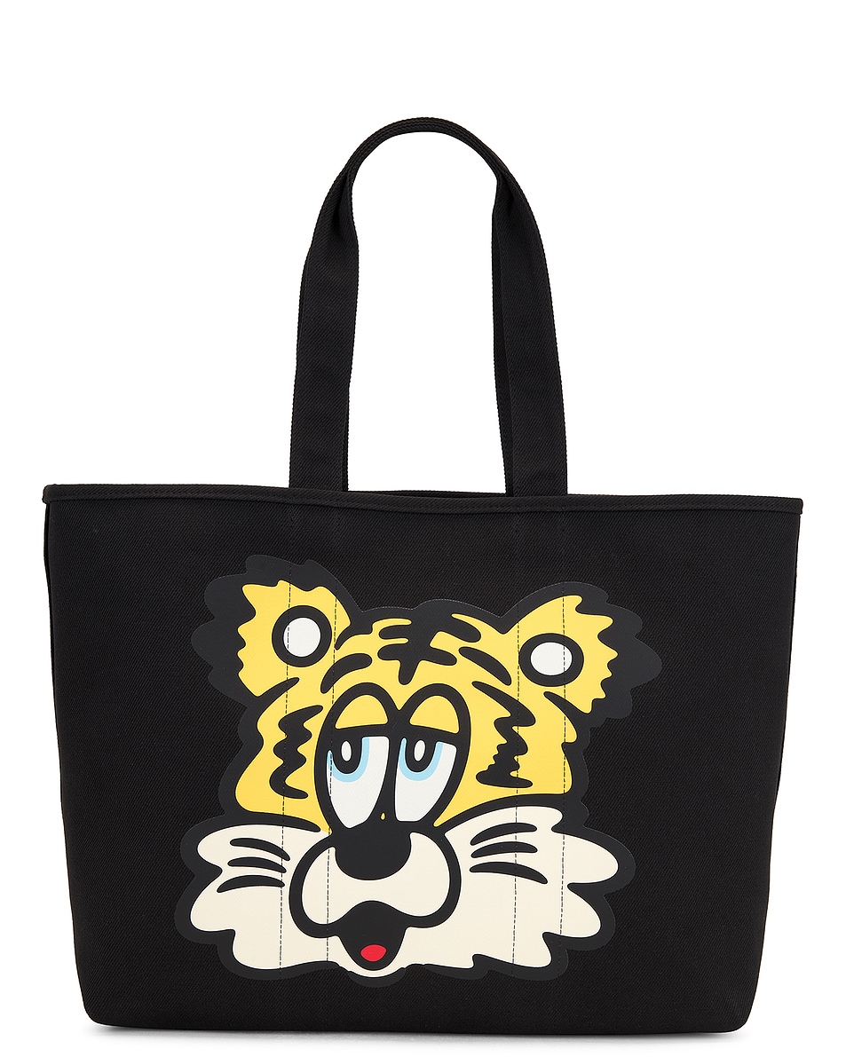 Image 1 of Kenzo x Verdy Large Tote Bag in Black