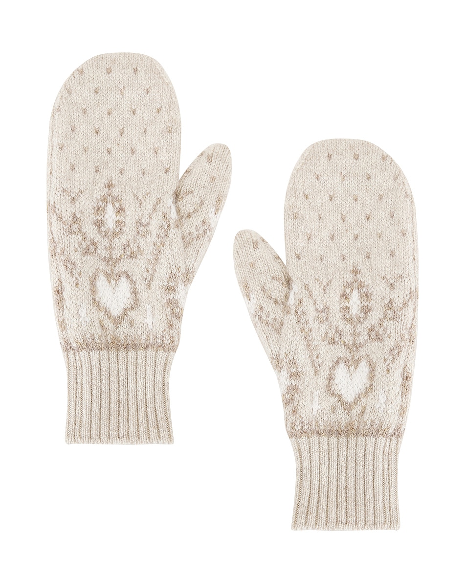 Image 1 of KHAITE Christel Mitten in Ecru Multi