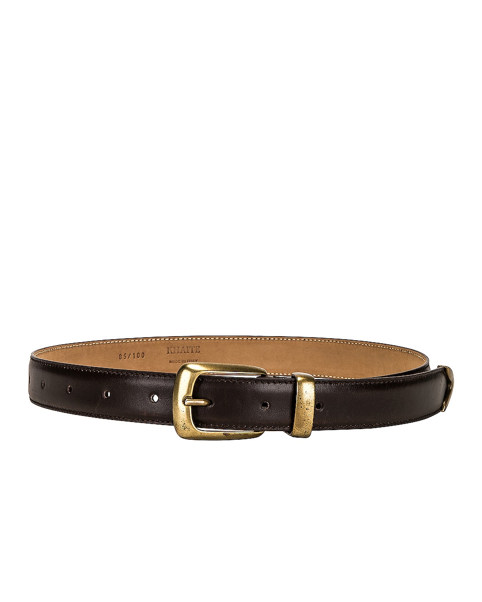 Image 1 of KHAITE Benny Belt in Dark Brown