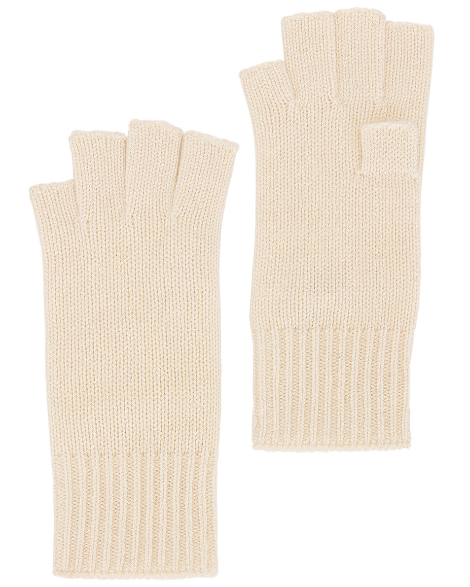 Image 1 of KHAITE Kai Gloves in Cream