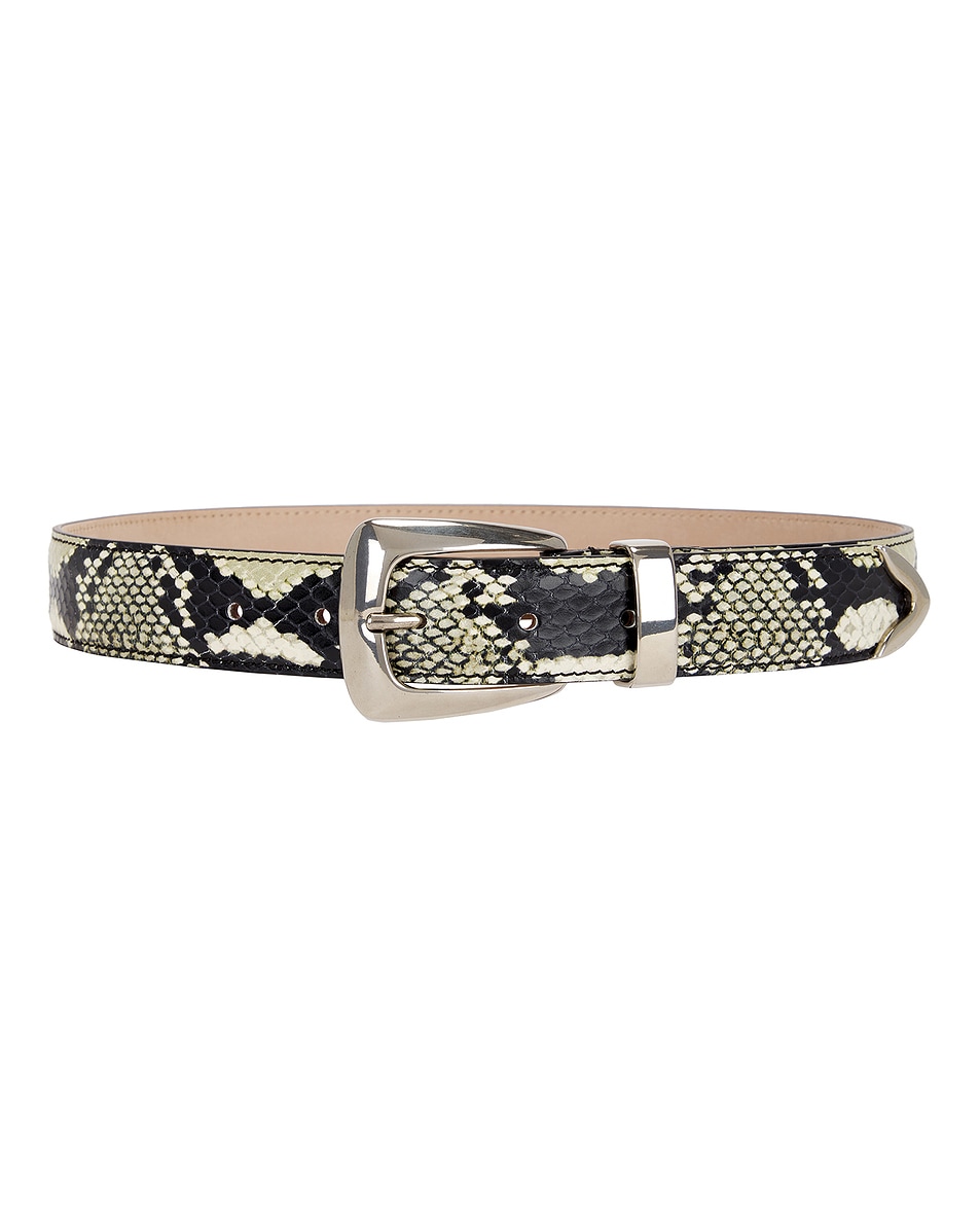 Image 1 of KHAITE Benny 30mm Belt in Natural & Antique Silver