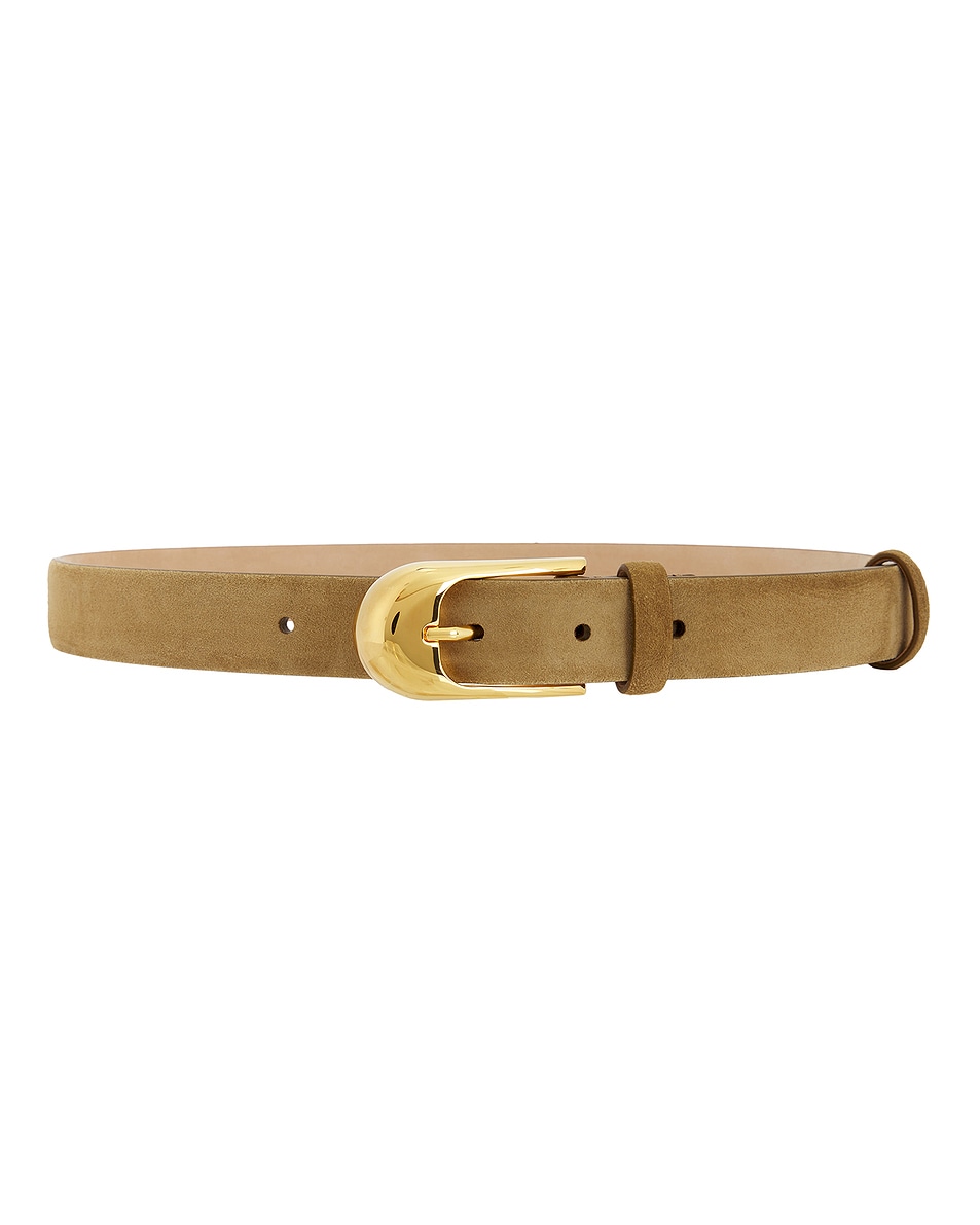 Image 1 of KHAITE Dome Gold Belt in Mud