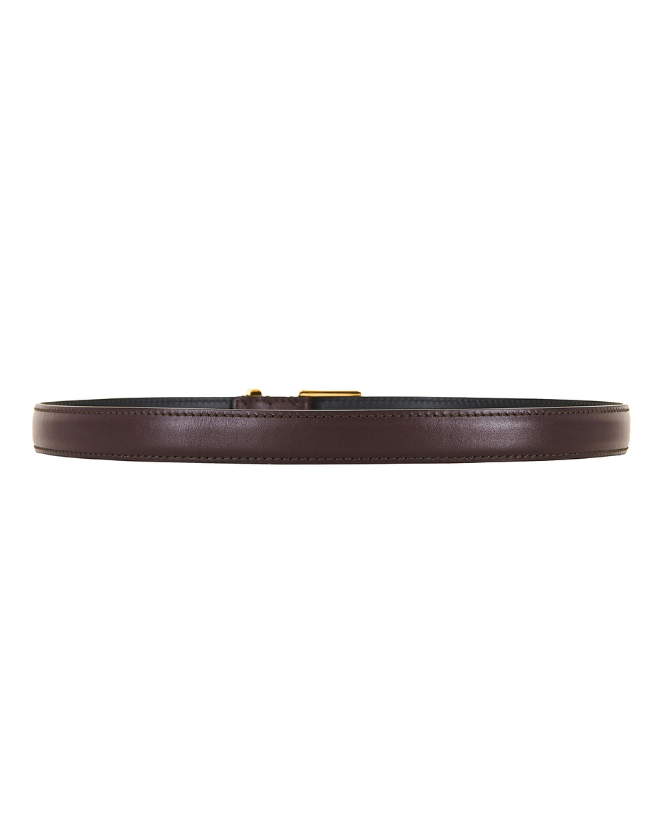 Image 2 of KHAITE Manhattan 20mm Belt in Bordeaux