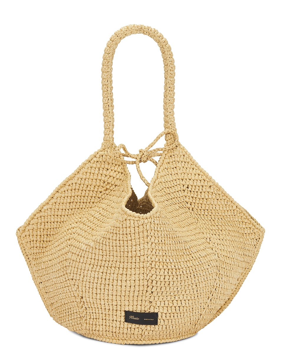 Image 1 of KHAITE Lotus Medium Bag in Natural