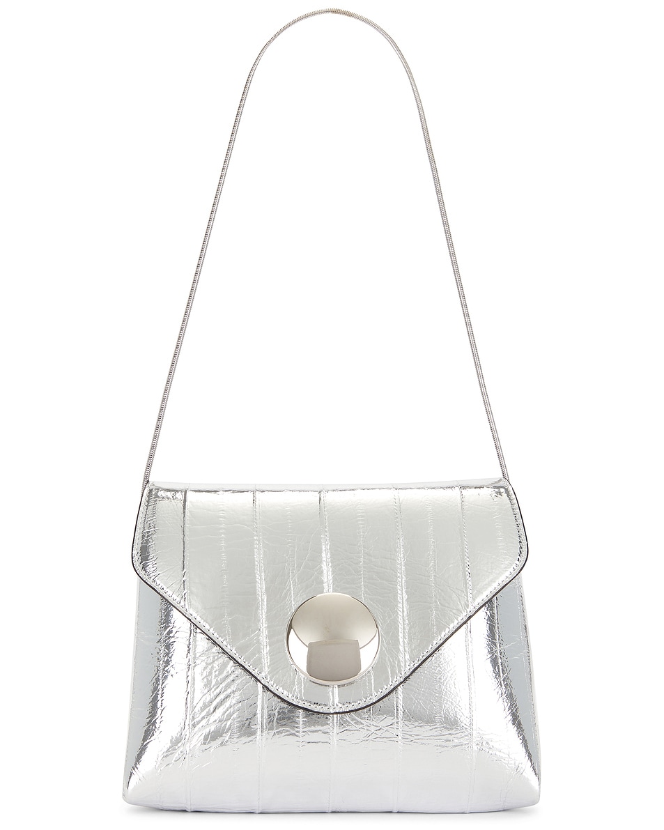 Image 1 of KHAITE Bobbi Shoulder Bag in Silver