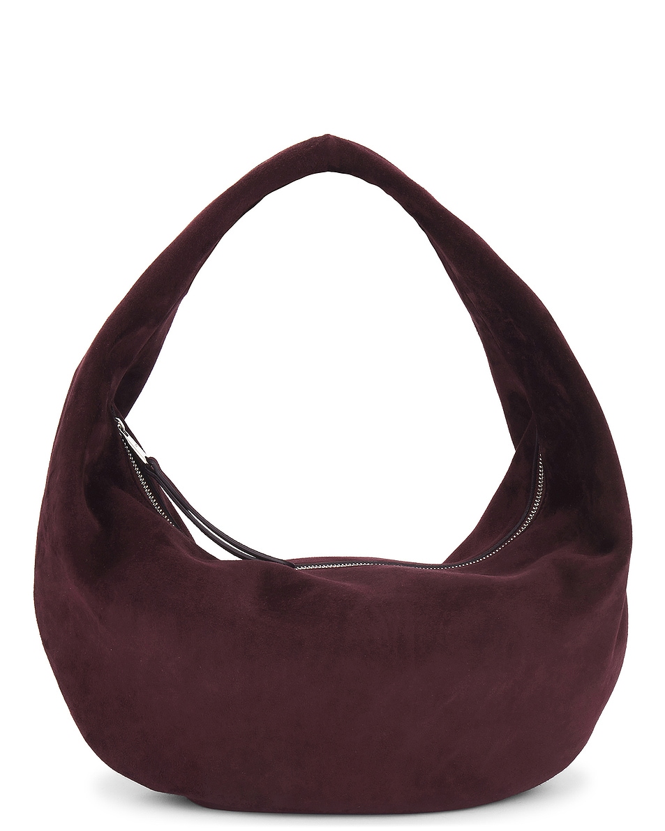 Image 1 of KHAITE Olivia Medium Hobo Bag in Rouge Noir