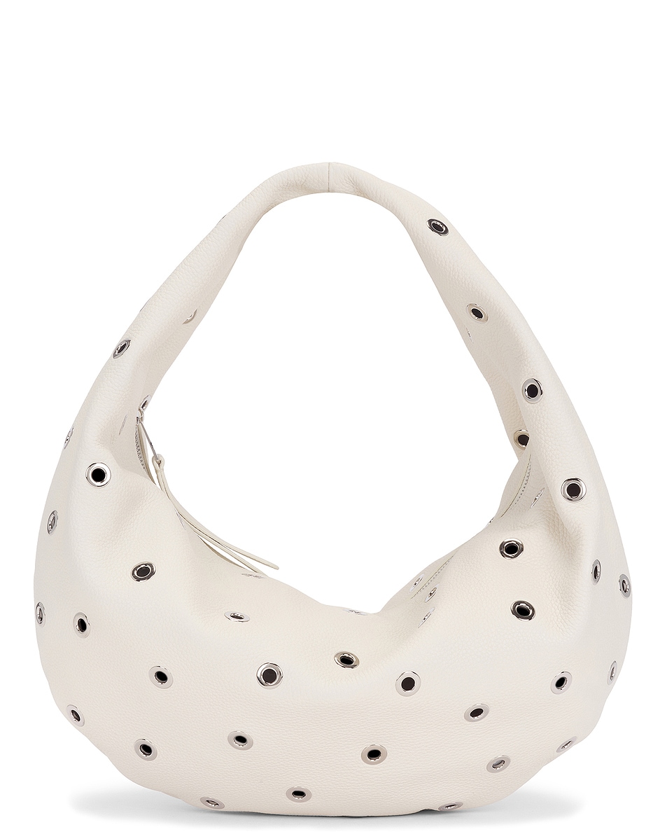 Image 1 of KHAITE Olivia Medium Hobo Bag in Dark Ivory