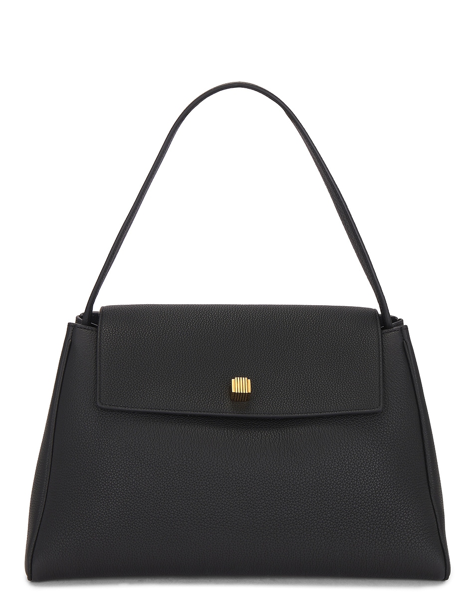 Image 1 of KHAITE Audrey Top Handle Bag in Black