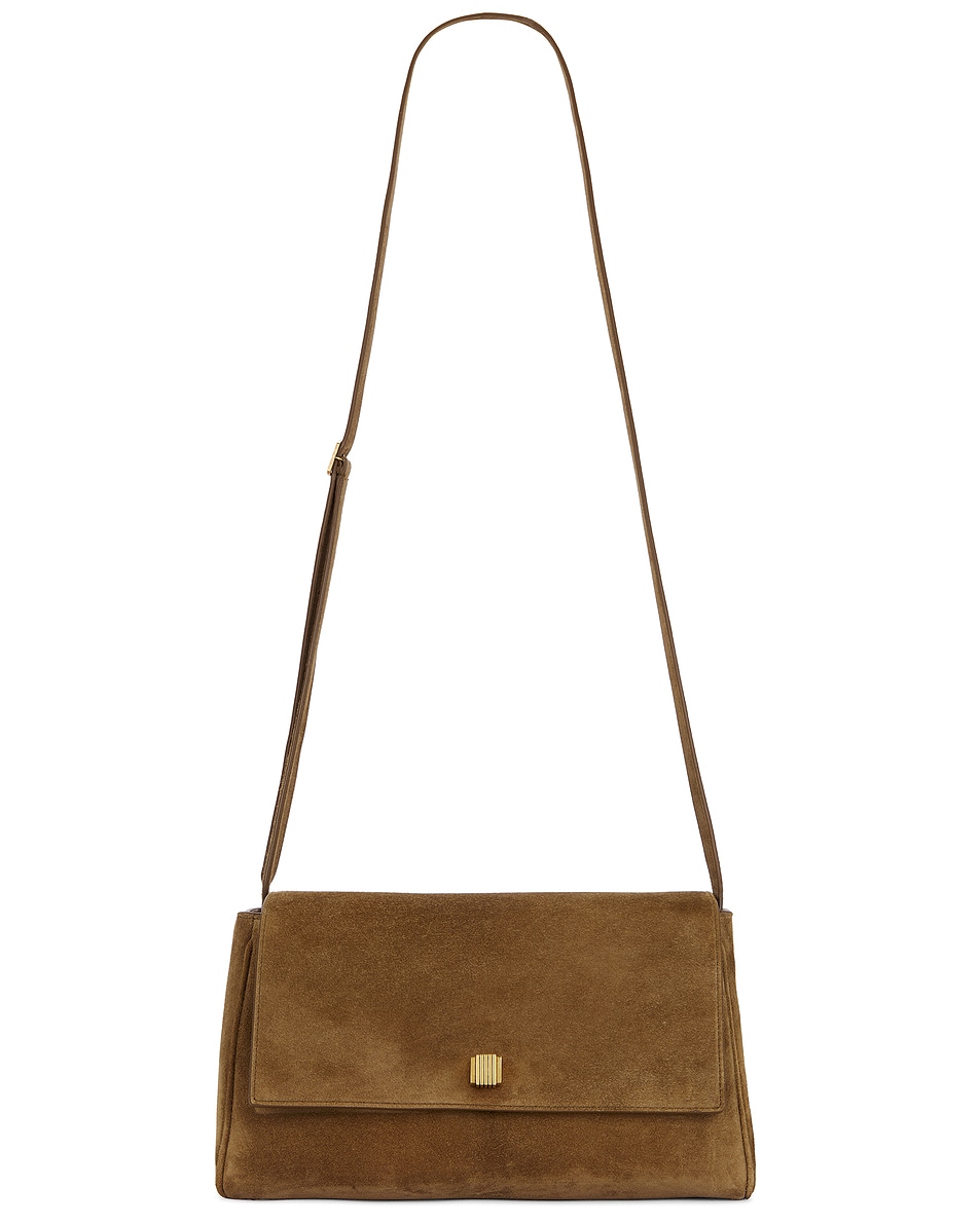Image 1 of KHAITE Audrey Crossbody Bag in Mud