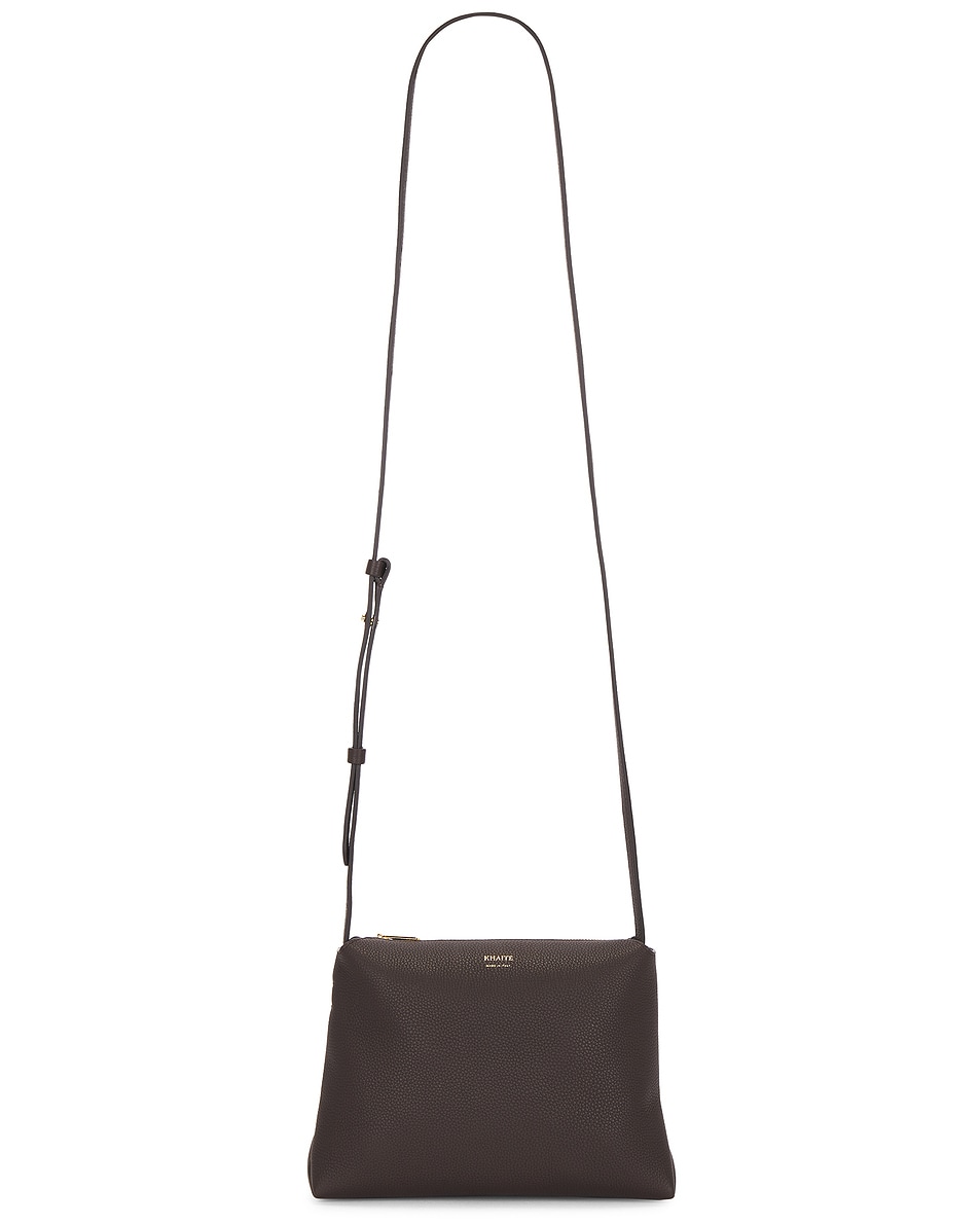 Image 1 of KHAITE Lina Medium Crossbody Bag in Espresso