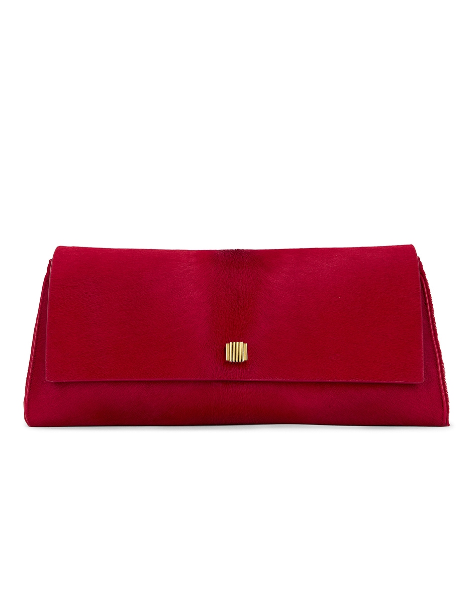 Image 1 of KHAITE Audrey Clutch Bag in Ruby
