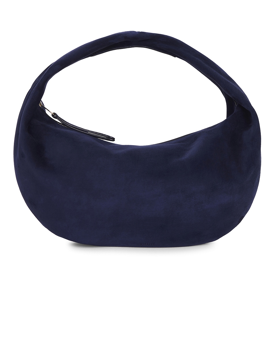 Image 1 of KHAITE Olivia Medium Hobo Bag in Midnight Navy