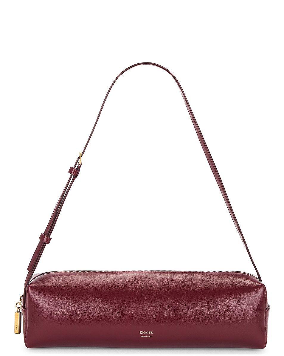 Image 1 of KHAITE Kye Shoulder Bag in Oxblood