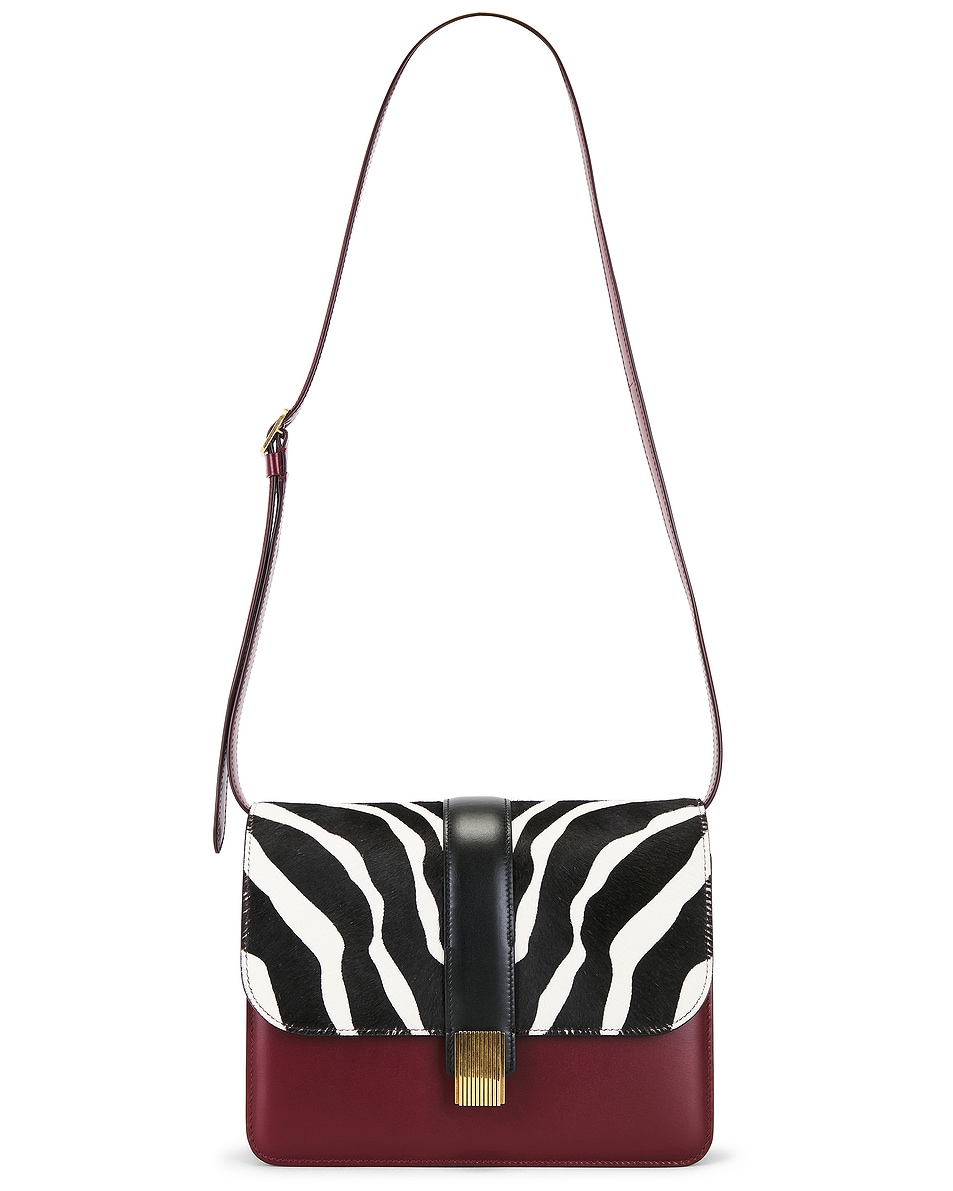 Image 1 of KHAITE Blake Crossbody Bag in Oxblood