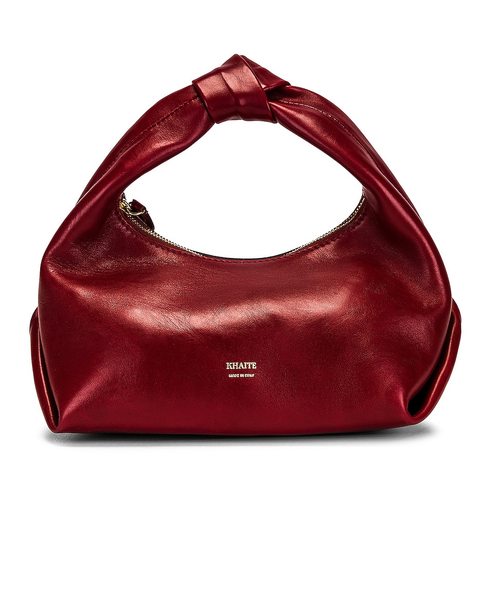 Image 1 of KHAITE Small Beatrice Hobo in Rouge Red