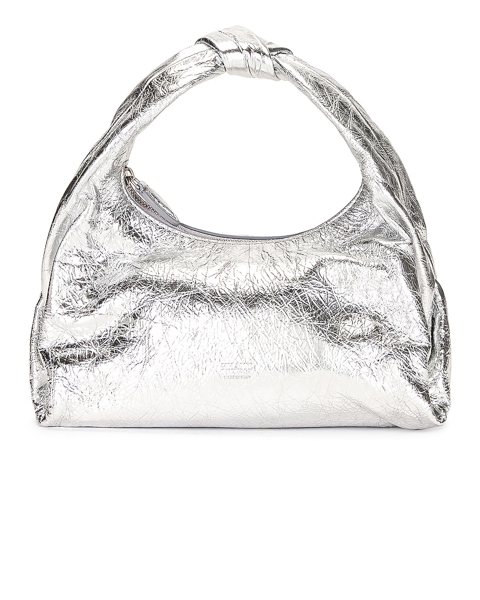 Image 1 of KHAITE Small Beatrice Hobo Bag in Silver
