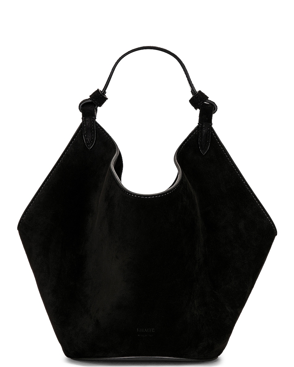 Image 1 of KHAITE Mini Lotus Bag in Black
