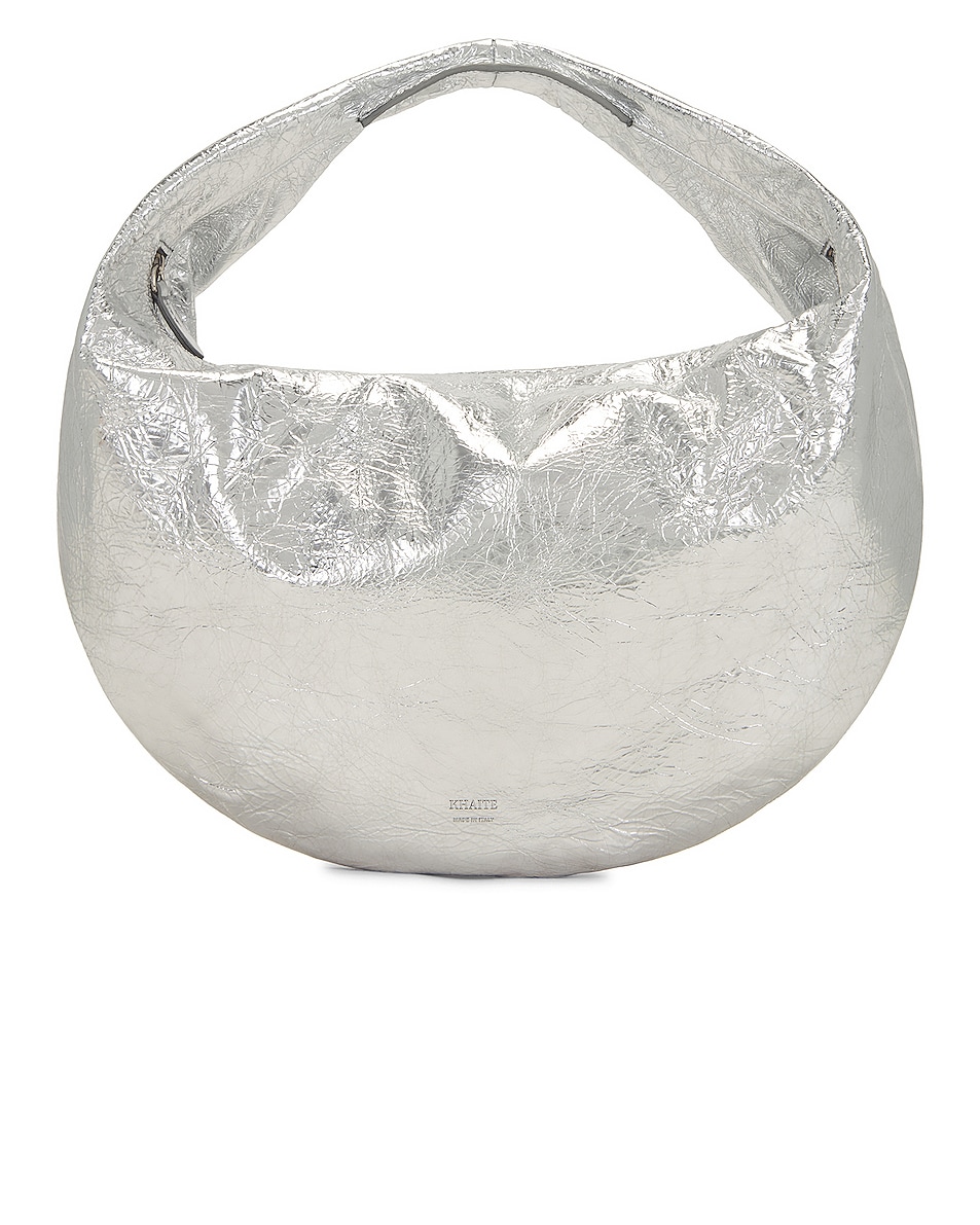 KHAITE Medium Olivia Hobo Bag in Silver | FWRD