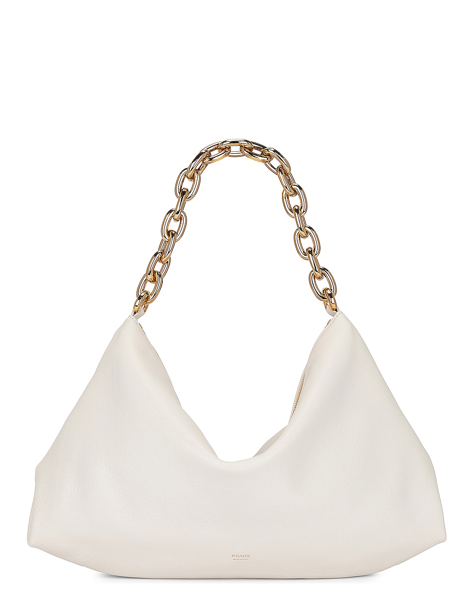 Image 1 of KHAITE Clara Shoulder Bag in Off White