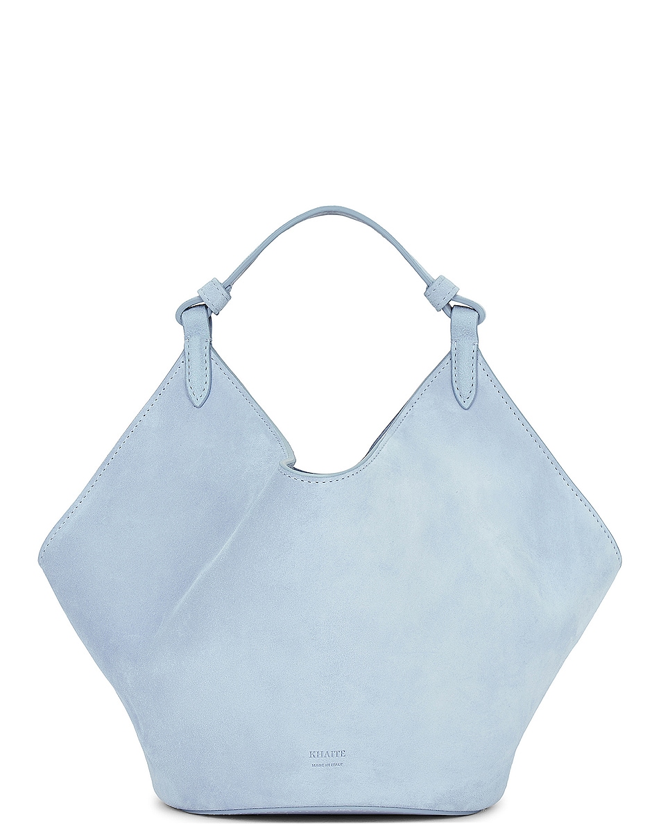 Image 1 of KHAITE Lotus Mini Bag in Baby Blue