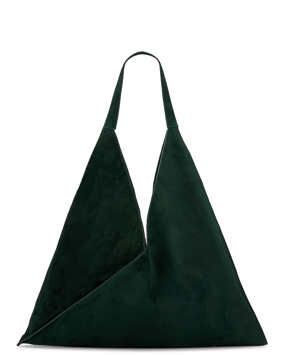 Image 1 of KHAITE Sara Tote Bag in Hunter Green