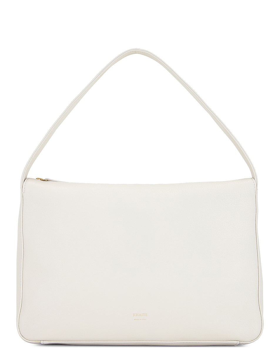 KHAITE Elena Shoulder Bag in Off White | FWRD