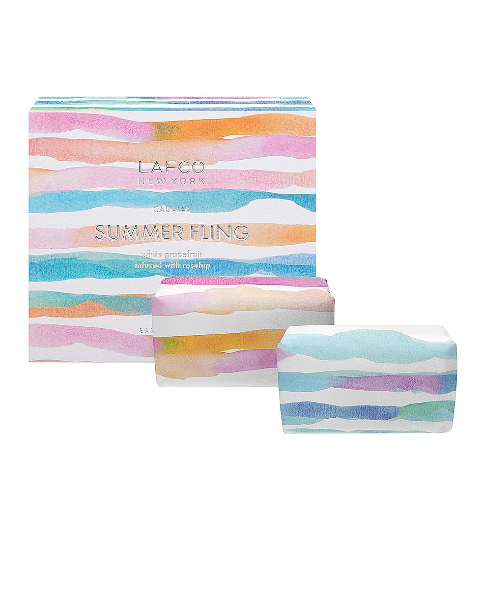 Image 1 of LAFCO New York Bar Soap Gift Set in Summer Fling