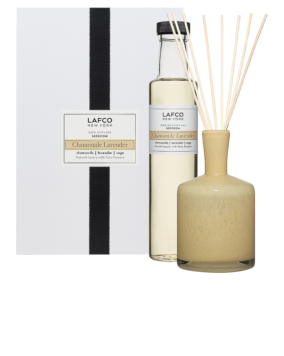 Image 1 of LAFCO New York Signature Reed Diffuser & Fill in Master Bedroom Chamomile Lavender