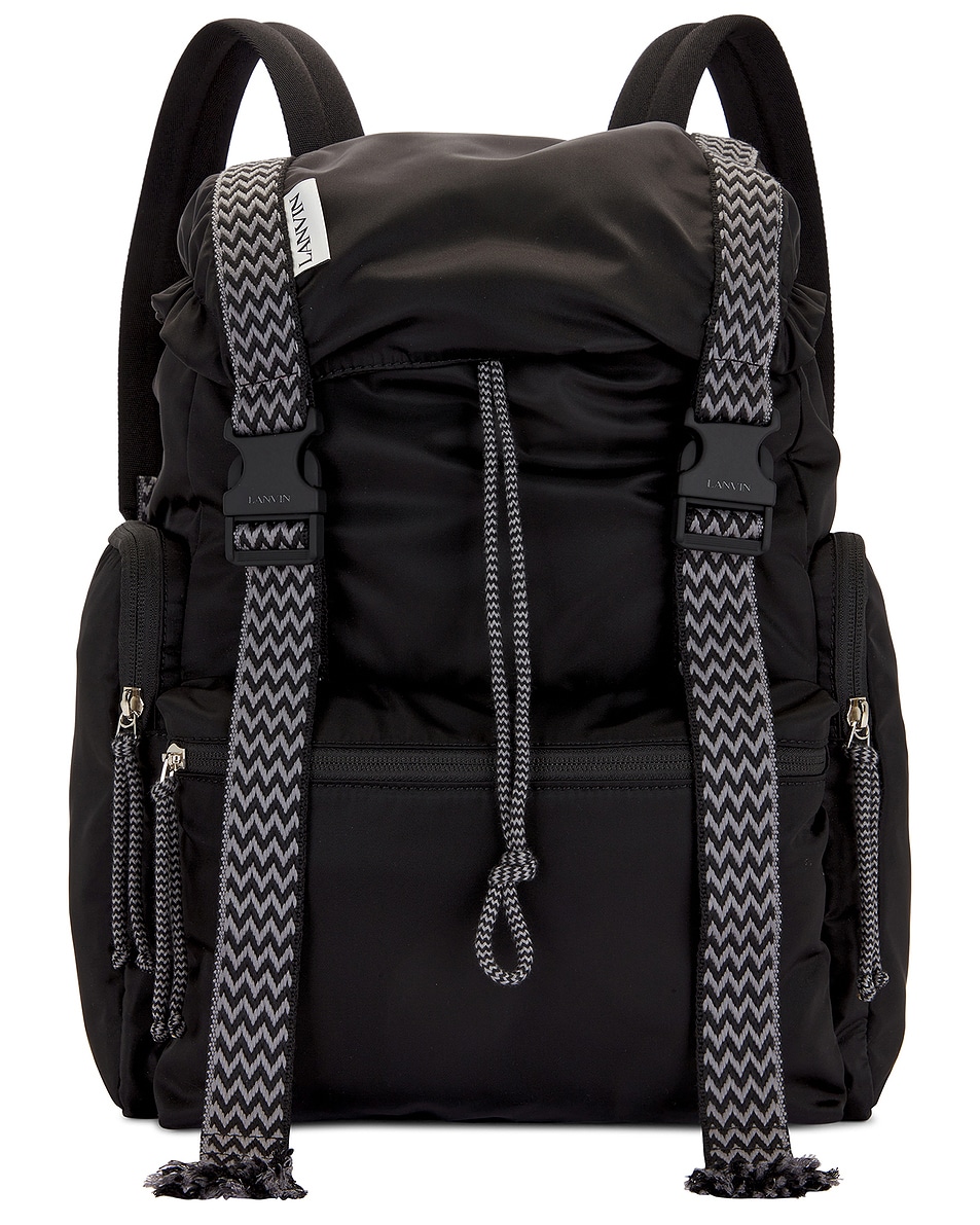 Image 1 of Lanvin Curb Backpack in Black