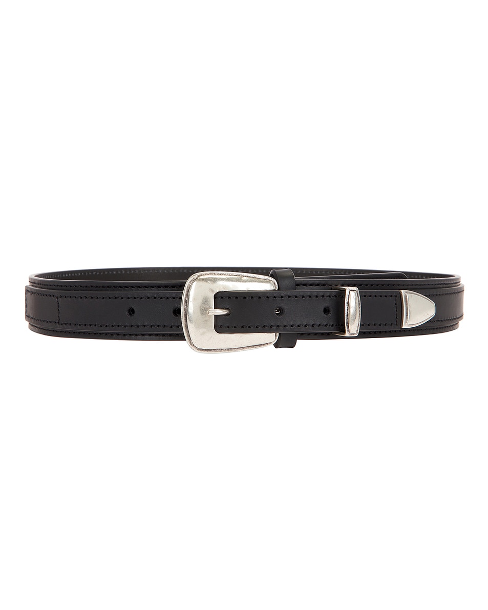 Image 1 of Lemaire Minimal Western Belt in Black