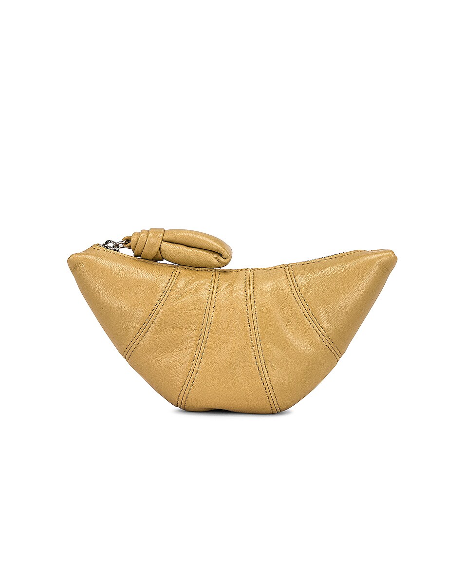 Image 1 of Lemaire Croissant Coin Purse in Dune