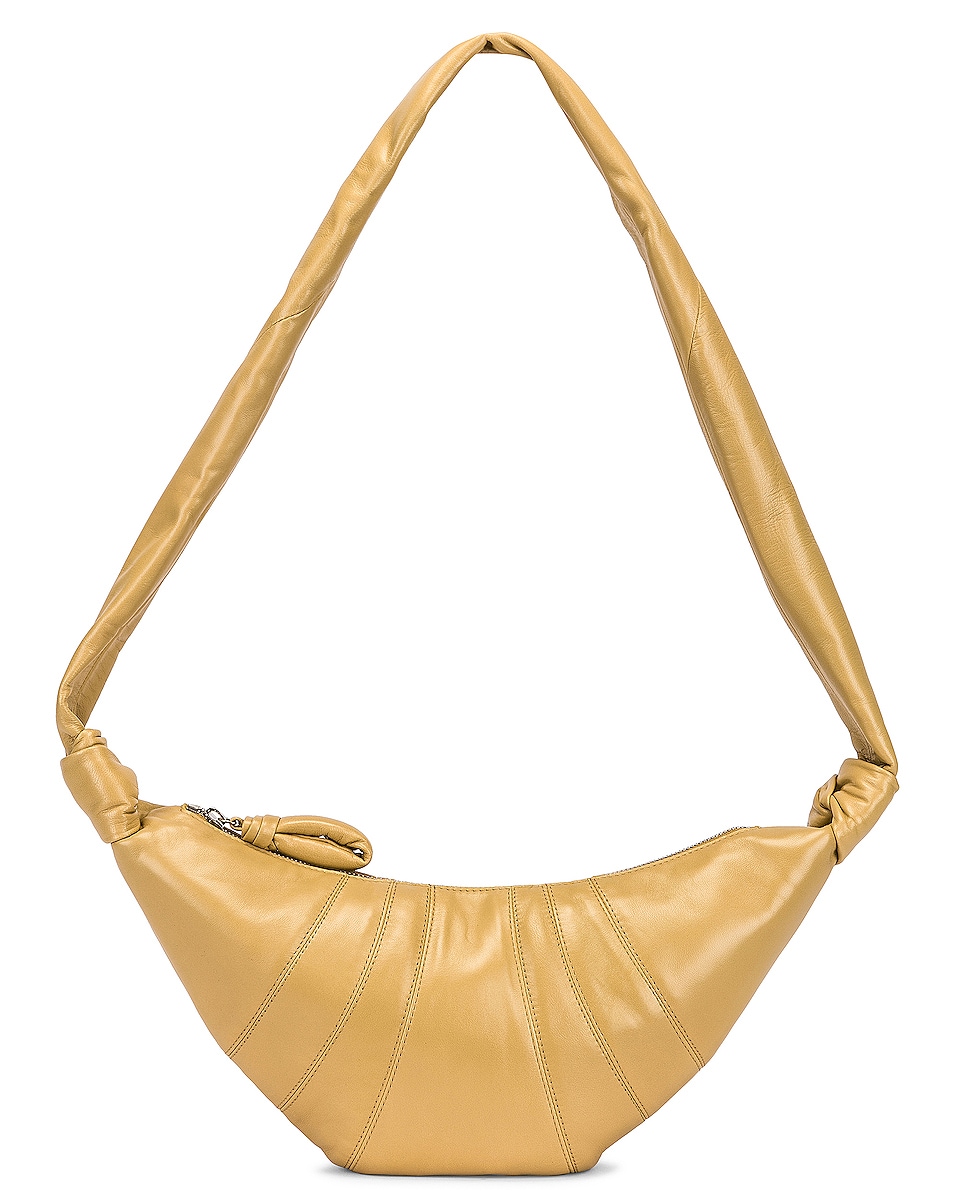 Image 1 of Lemaire Small Croissant Bag in Dune
