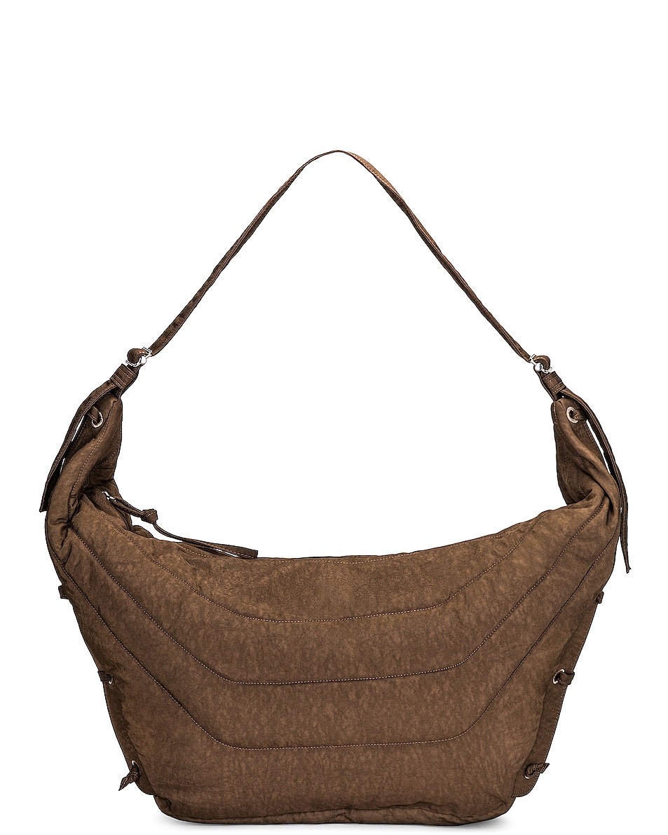 Image 1 of Lemaire Soft Crossbody Bag in Earth Brown