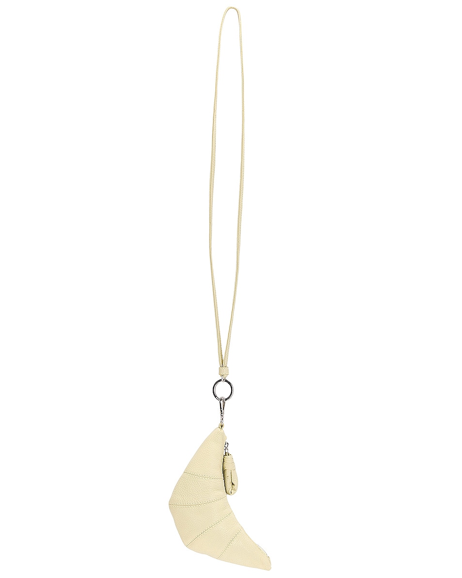 Image 1 of Lemaire Croissant Coin Purse Necklace in Dusty Yellow