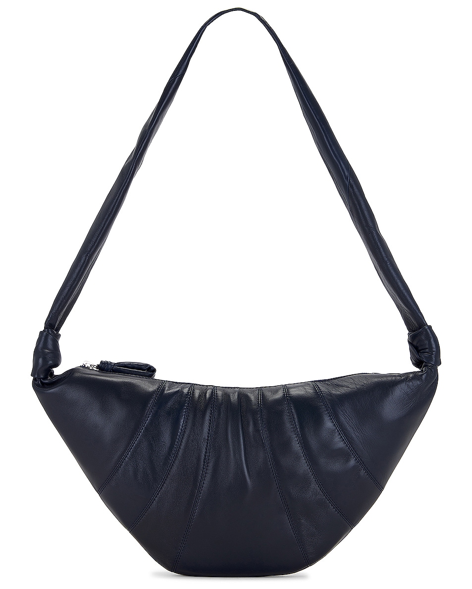 Image 1 of Lemaire Medium Croissant Bag in Midnight Blue