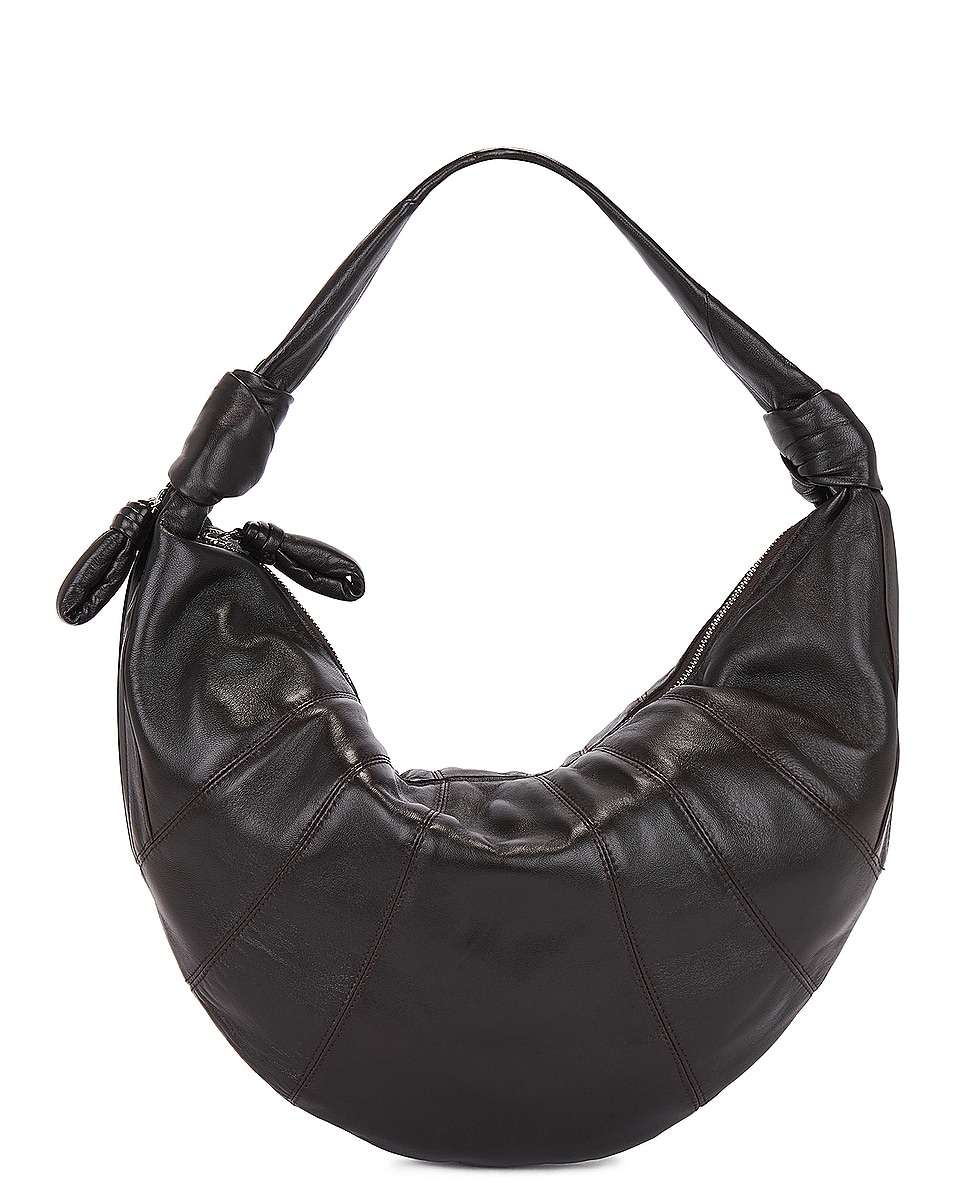 Image 1 of Lemaire Fortune Croissant Bag in Dark Chocolate