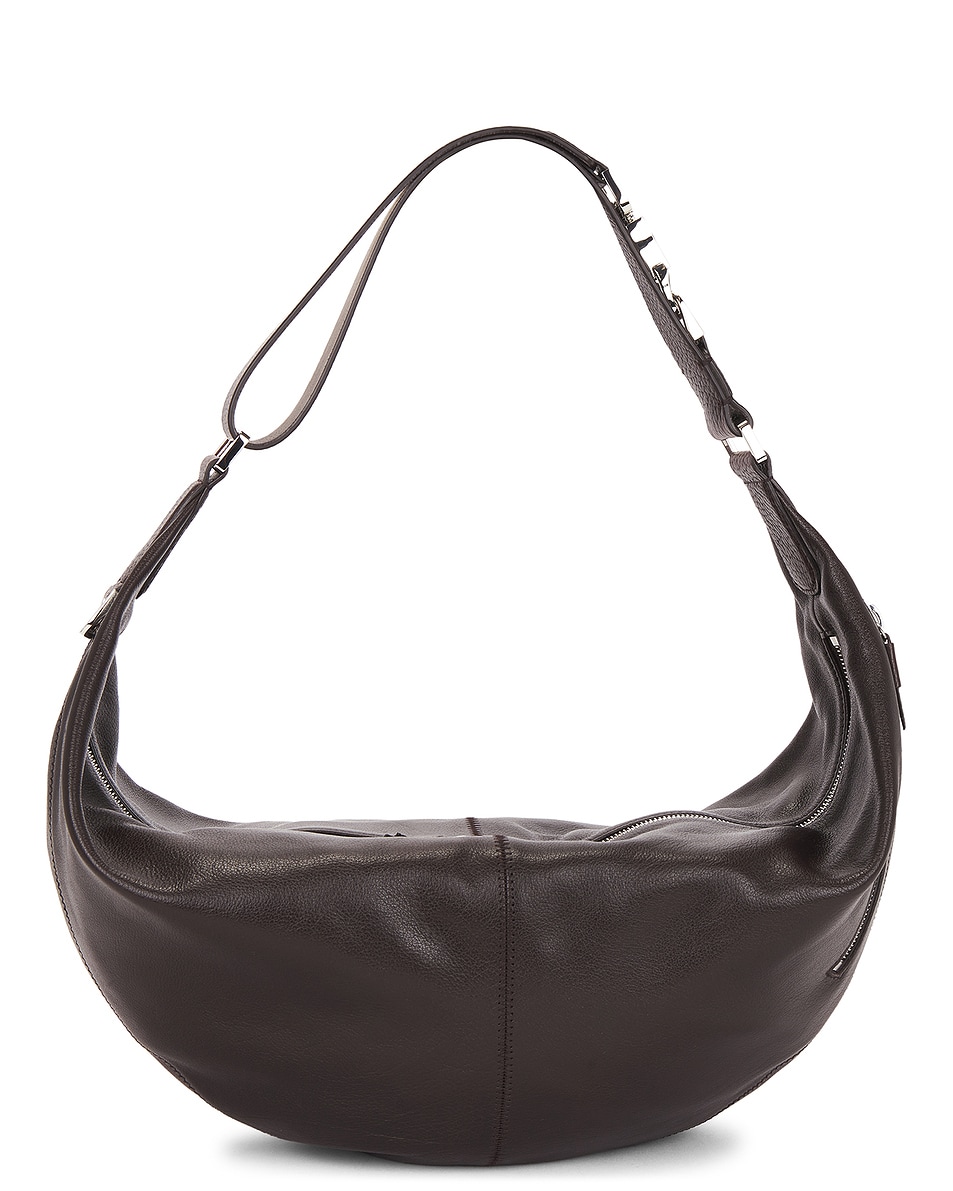 Image 1 of Lemaire Quiver Clip Bag in Dark Chocolate