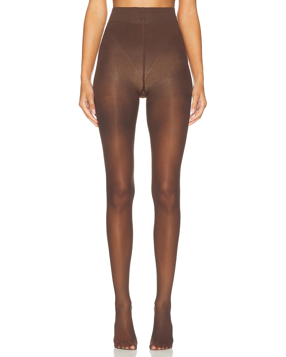 Image 1 of Lapointe X L'eggs Tights in Dark Brown