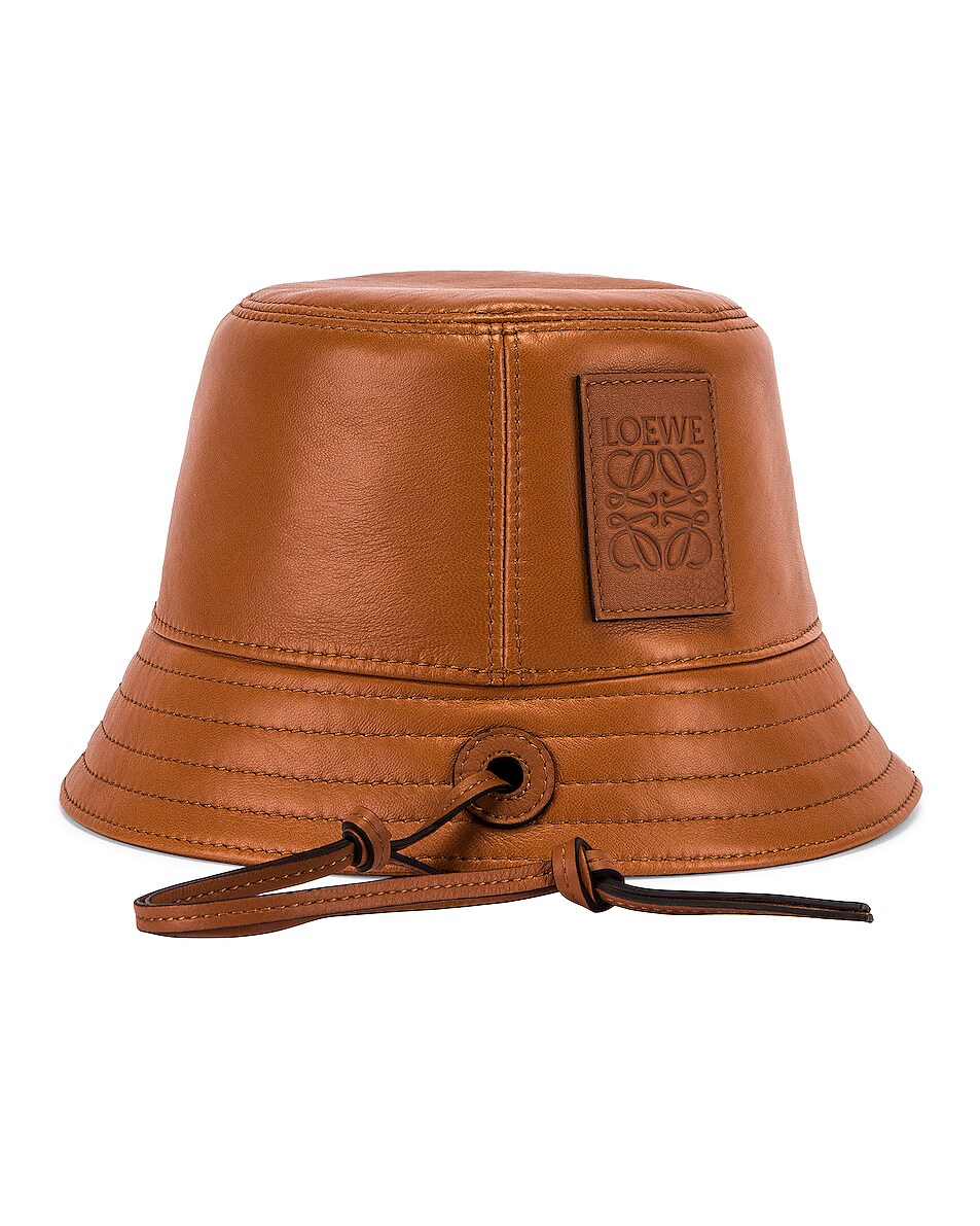 Image 1 of Loewe Strap Bucket Hat in Tan