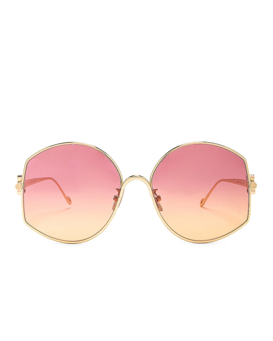 Image 1 of Loewe Round Sunglasses in Gold