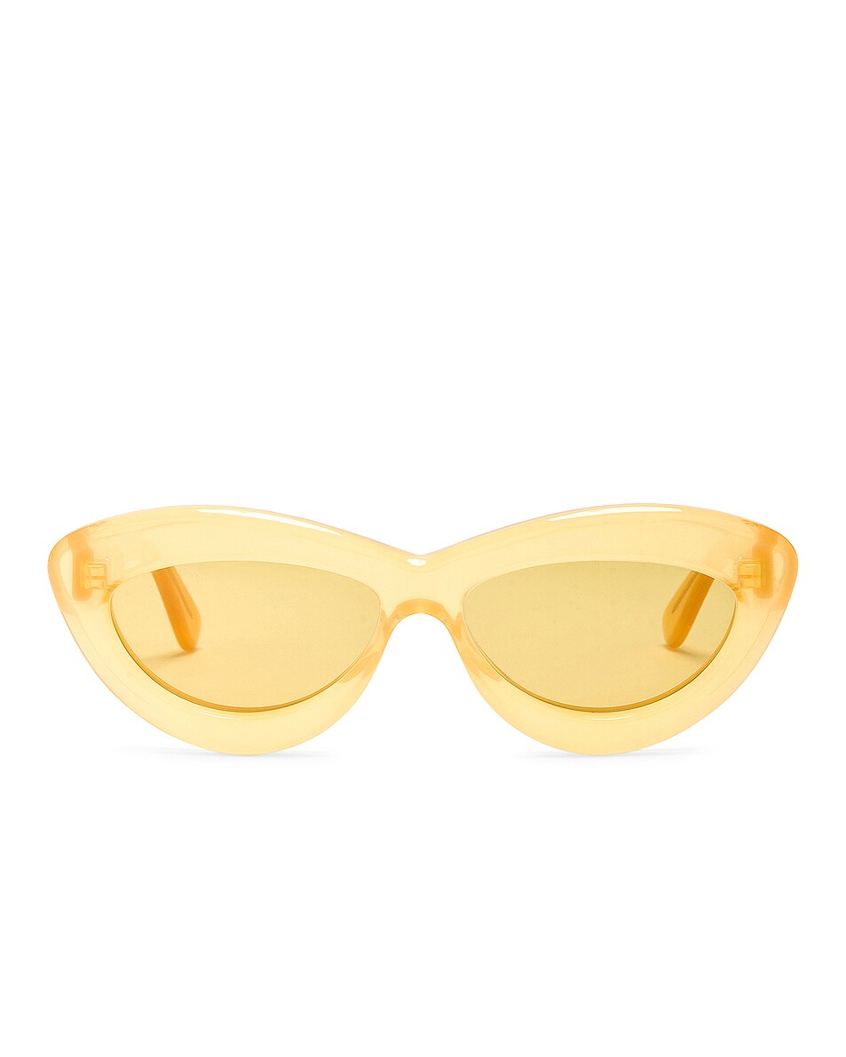 Image 1 of Loewe Cat Eye Sunglasses in Mily Canary