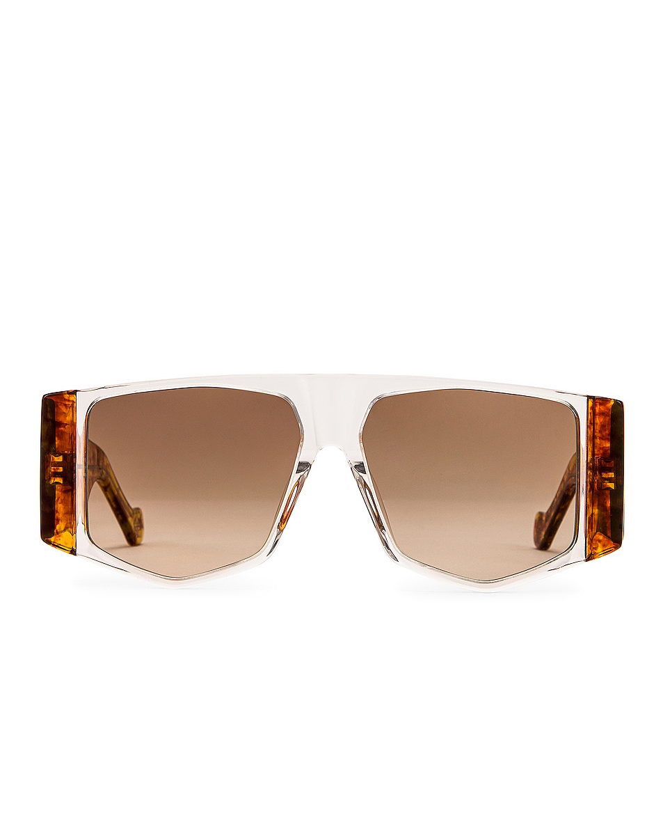 Image 1 of Loewe Acetate Sunglasses in Crystal & Gradient Brown