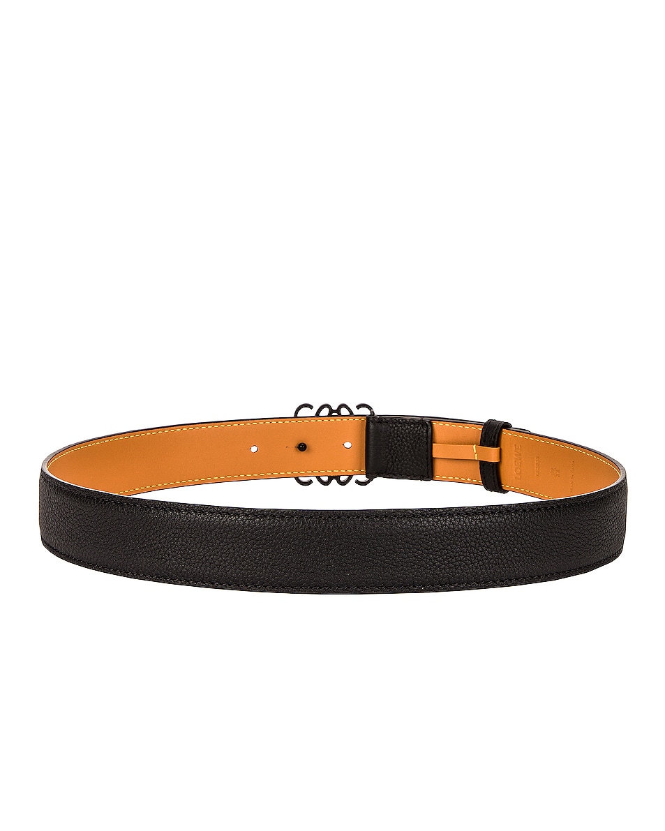 Loewe Anagram Belt in Black | FWRD
