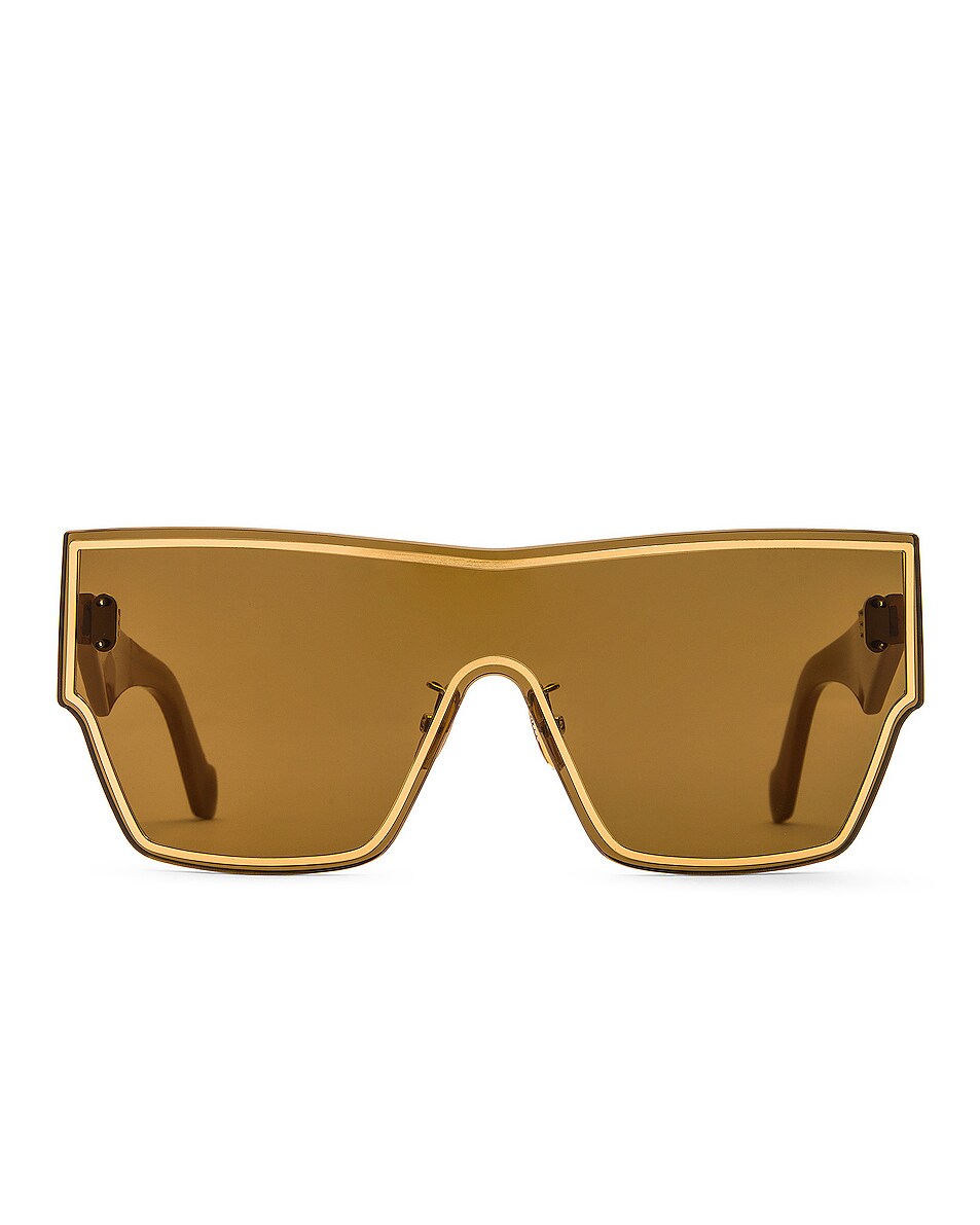 Image 1 of Loewe Large Mask Sunglasses in Brown